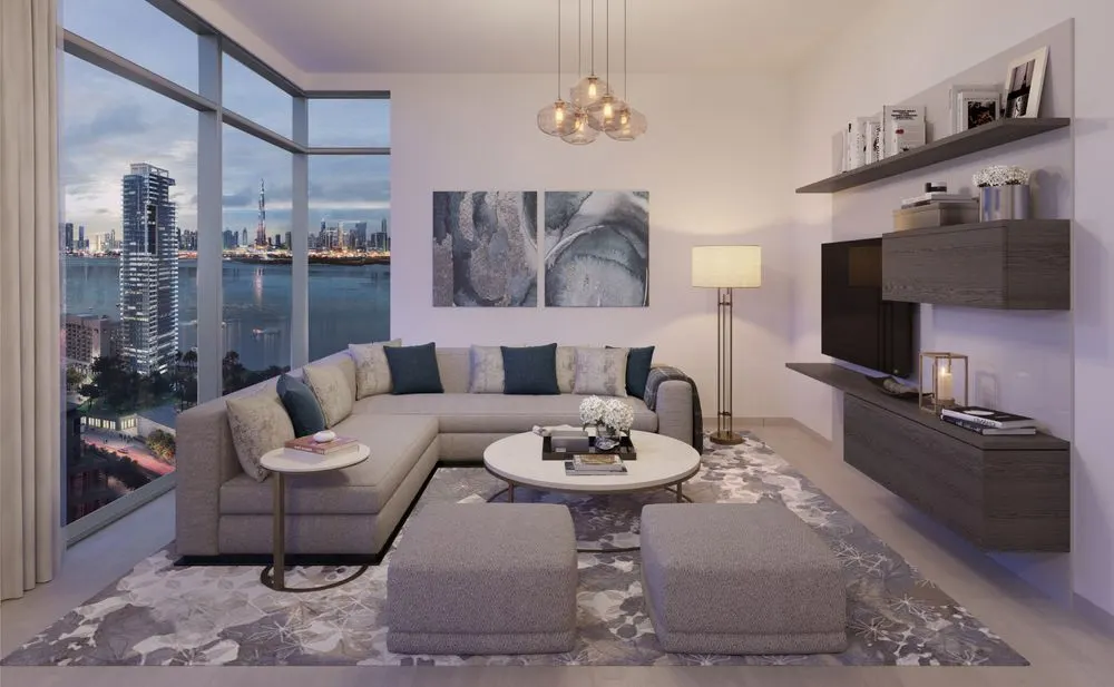 Rendering of Creek Horizon towers, Dubai Creek Harbour
