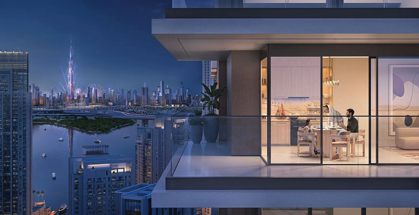 Creek Waters 2, Dubai Creek Harbour: developer rendering 2 of 2