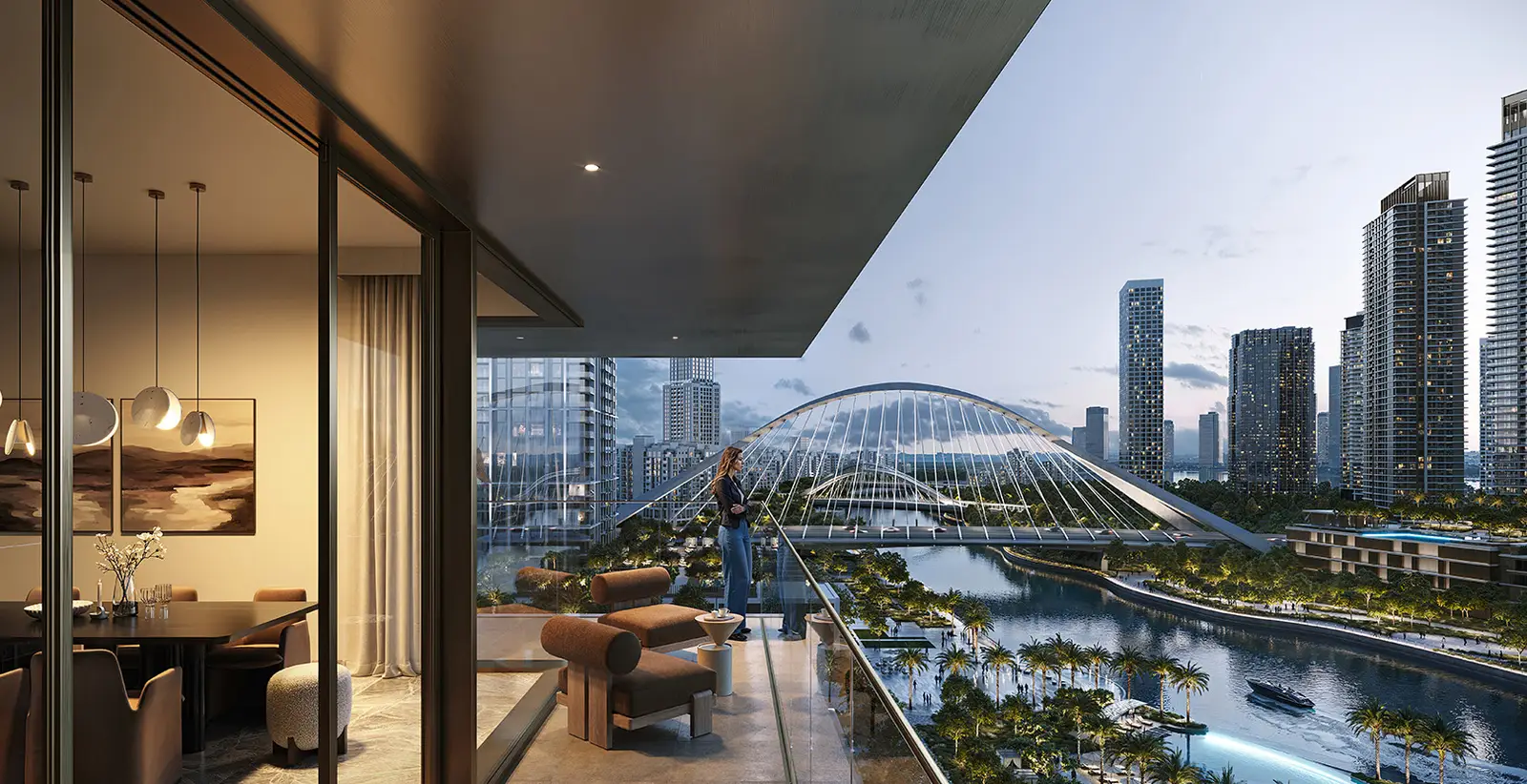 Palace Residences Creek Blue, Dubai Creek Harbour: developer rendering 1 of 3