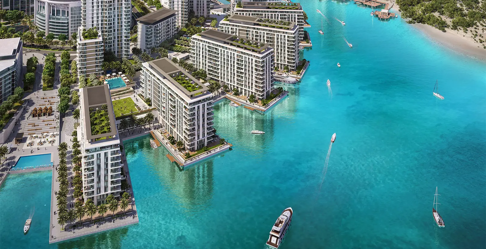 The Cove and The Cove 2, Dubai Creek Harbour: developer rendering 1 of 3
