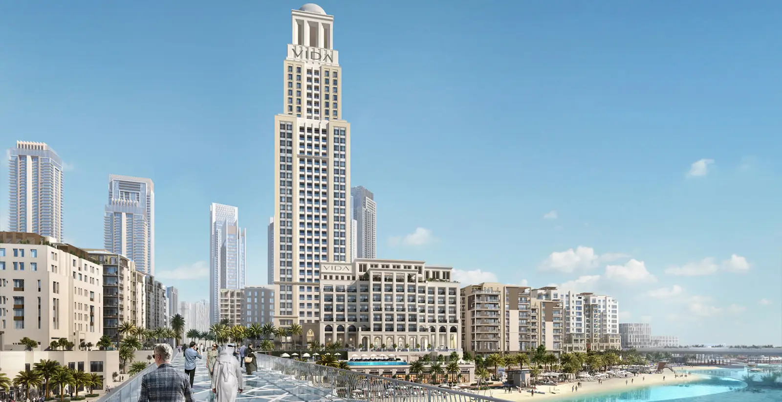 Vida Residences Creek Beach, Dubai Creek Harbour: developer rendering 1 of 1